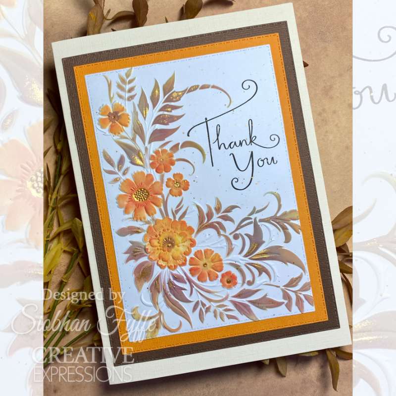 Creative Expressions Clear Stamp Set 4"x 6" - Petal Cascade Sentiments
