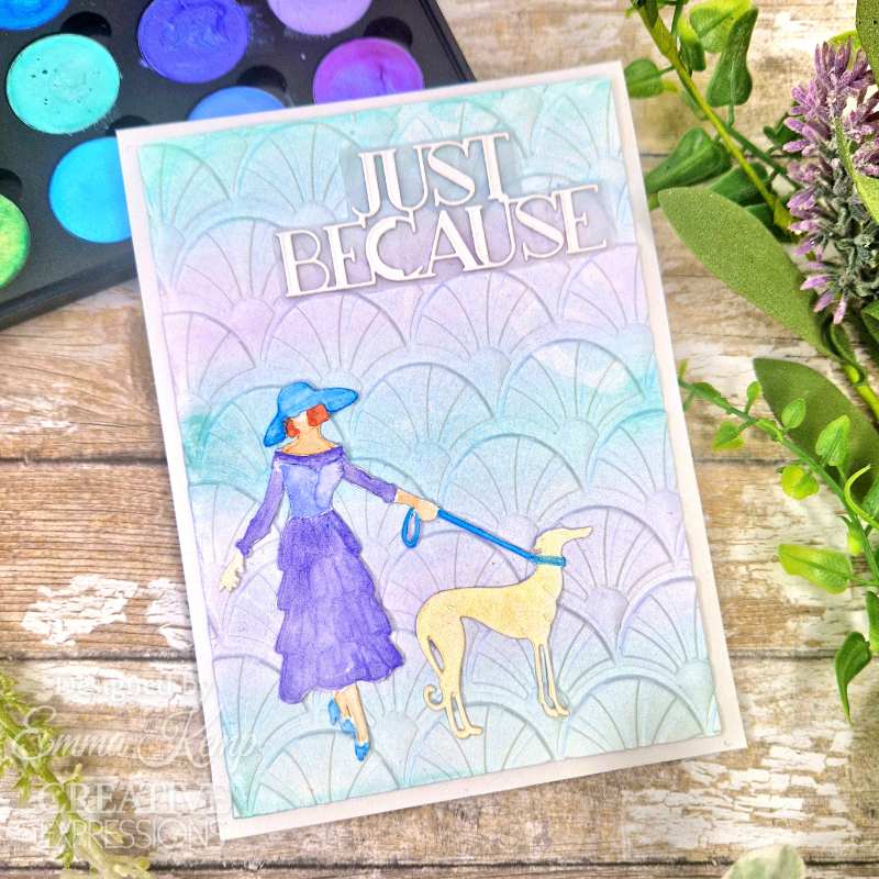 Creative Expressions Craft Dies By Sue Wilson - Art Deco Collection - Elegant Stroll