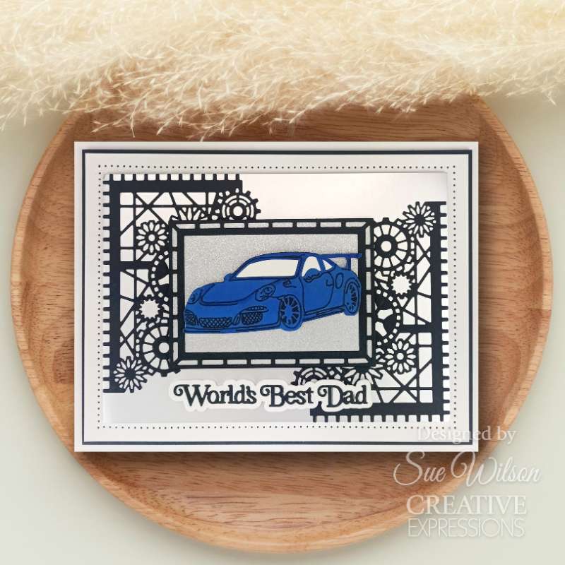 Creative Expressions Craft Dies By Sue Wilson - Dream Car Collection - Super Cars