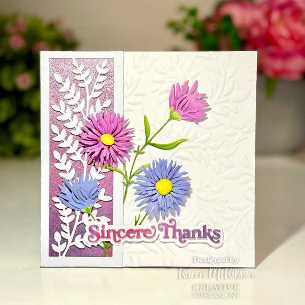Creative Expressions Craft Dies By Sue Wilson - Layered Flowers Collection - Aster*