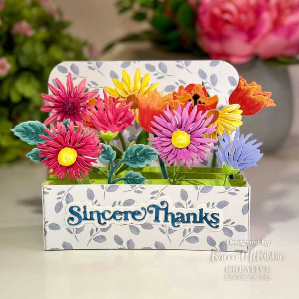 Creative Expressions Craft Dies By Sue Wilson - Layered Flowers Collection - Aster*
