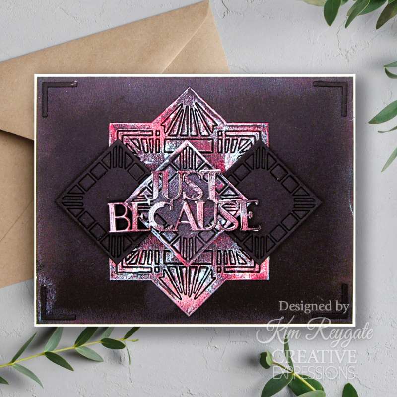 Creative Expressions Craft Dies By Sue Wilson - Art Deco Collection - Dazzling Diamonds