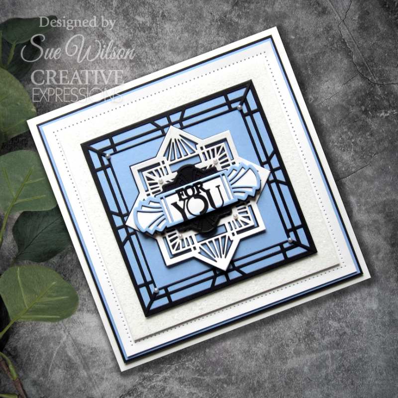 Creative Expressions Craft Dies By Sue Wilson - Art Deco Collection - Dazzling Diamonds