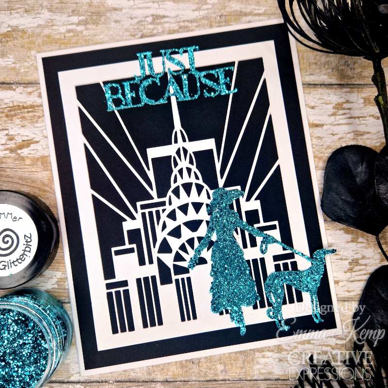 Creative Expressions Craft Dies By Sue Wilson - Art Deco Collection - Skylines Background