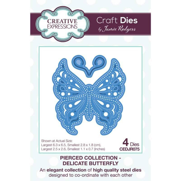 Creative Expressions Craft Dies by Jamie Rodgers - Delicate Butterfly*