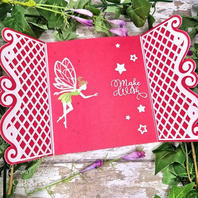 Creative Expressions Craft Dies By Jamie Rodgers - Fairy Wishes Collection - Entwined Rose Border