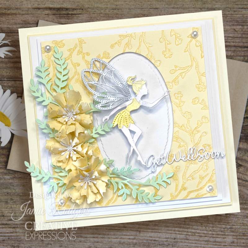Creative Expressions Craft Dies By Jamie Rodgers - Fairy Wishes Collection - Get Well Soon