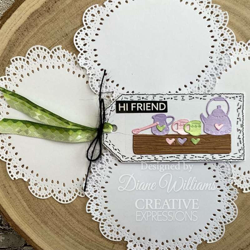 Creative Expressions Craft Die By Sam Poole - Shabby Basics - Stitched Weave