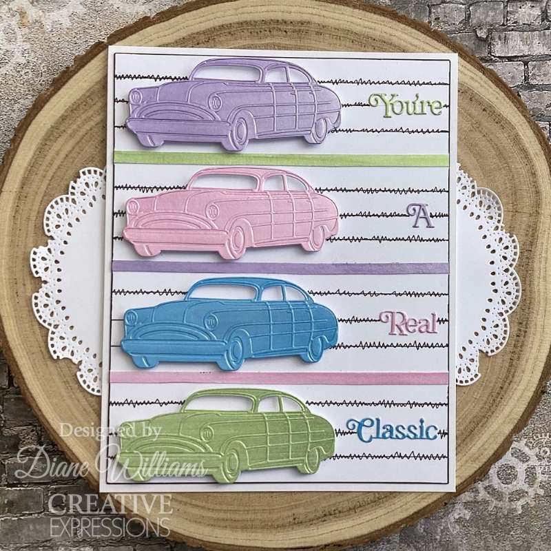 Creative Expressions Craft Dies By Sue Wilson  - Mini Shadow Sentiments - You're A Real Classic