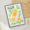 Creative Expressions Companion Colouring Stencil 6"x 8" 2/Pkg - Daffodil Dreams
