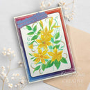 Creative Expressions Companion Colouring Stencil 6"x 8" 2/Pkg - Daffodil Dreams