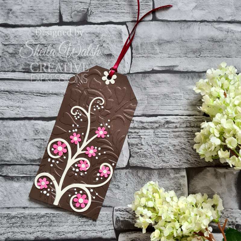 Creative Expressions Folk Art Stencil 6"x 6" - Flora*