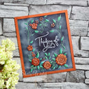 Creative Expressions Companion Colouring Stencil 6"x 8" 2/Pkg - Floral Symphony