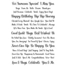 Creative Expressions Wordies Sentiment Sheets 6"x 8" 4 Pack - All Occasions