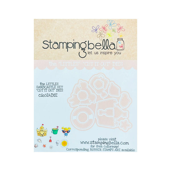 Stamping Bella Cut It Out Dies - The Littles - Sandcastle Set*