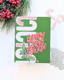 Hero Arts Stamp & Cut Set - Candy Cane Swag