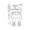 Hero Arts Yule Fuel Clear Stamp Set - Santa Fuel