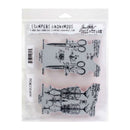 Tim Holtz Cling Stamps 7inch X8.5inch - Inventor