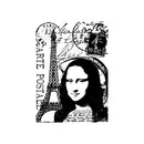Tim Holtz Cling Stamp 2.5"X3.5" Paris