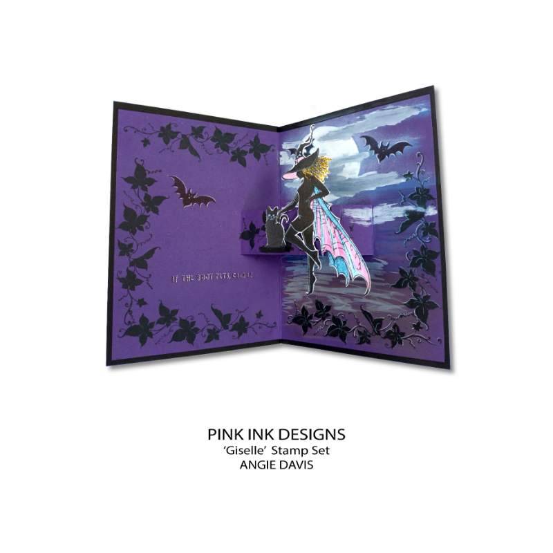 Pink Ink Designs 6"x 8" Clear Stamp Set - Giselle*