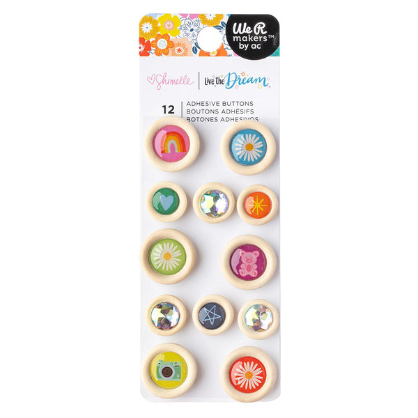 Shimelle Laine - Live The Dream Collection - Adhesive Buttons