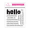 My Favorite Things Clear Stamps 4"x 4" - Not-So-Basic Hello