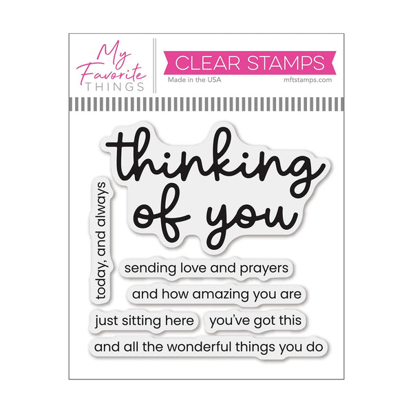 My Favorite Things Clear Stamps 4"x 4" - Not-So-Basic Thinking of You