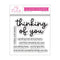My Favorite Things Clear Stamps 4"x 4" - Not-So-Basic Thinking of You