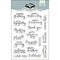 Karen Burniston Clear Stamps 3"x4" Bouquet Sayings