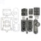 Elizabeth Craft Stamp And Die Set Hinged