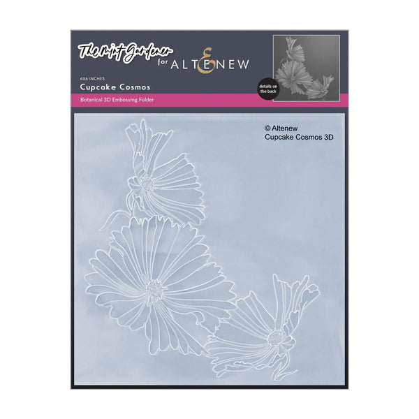 Altenew Cupcake Cosmos Botanical 3D Embossing Folder*