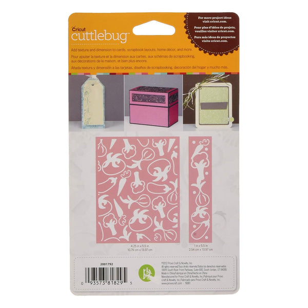 Cuttlebug A2 Embossing Folder/Border Set - Veggie Patch