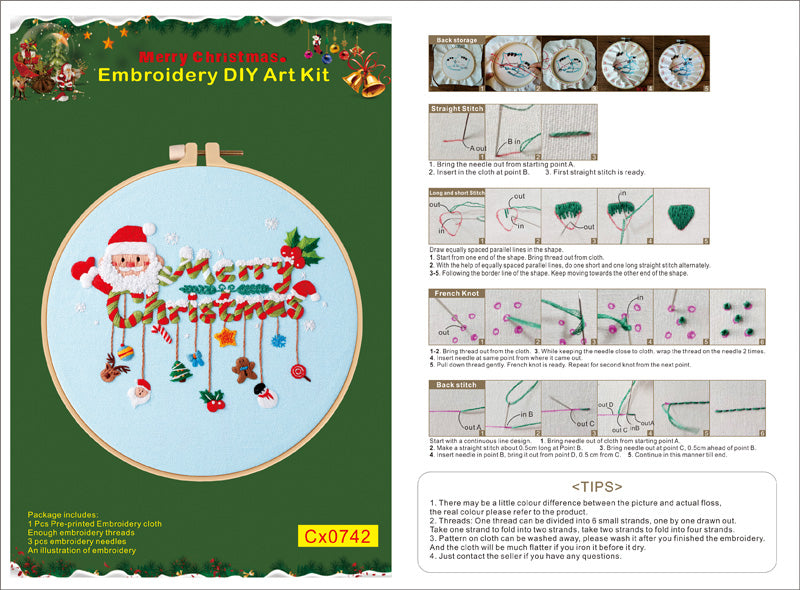 Poppy Crafts Embroidery Kit