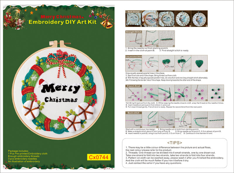 Poppy Crafts Embroidery Kit