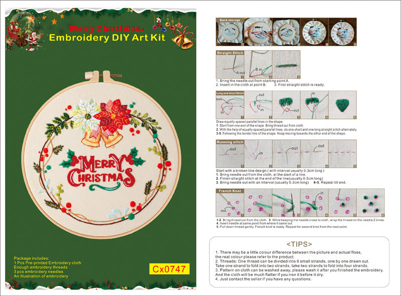 Poppy Crafts Embroidery Kit