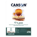 Canson "C" à grain Natural White Drawing Pad - Fine Grain 224gsm A3 - 30 Sheets