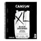 Canson XL Black Drawing Pad 11"x 14" Wire Bound - 40 Sheets