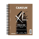 Canson XL Pen & Ink Pad 9"x 12" Wire Bound - 60 Sheets