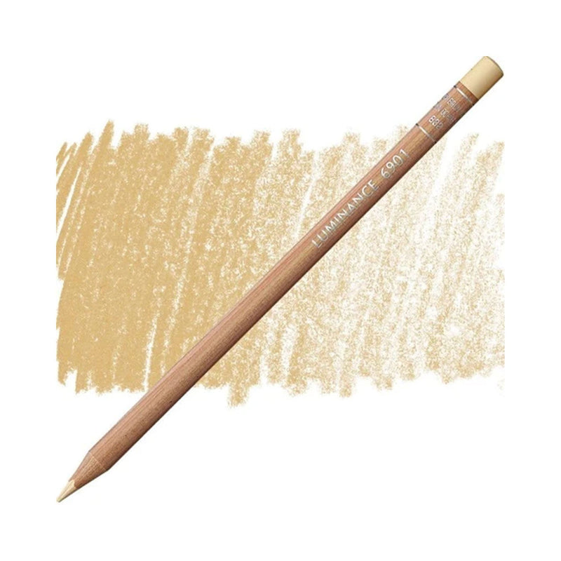 Caran d'Ache Luminance 6901 Coloured Pencil - Brown Ochre 10%