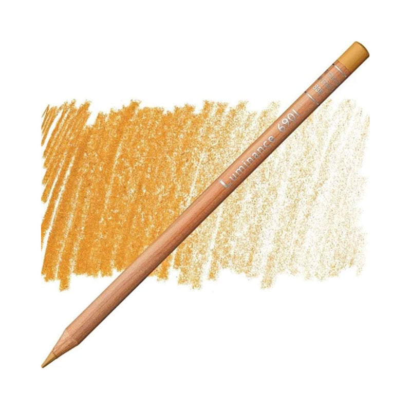 Caran d'Ache Luminance 6901 Coloured Pencil - Brown Ochre 50%