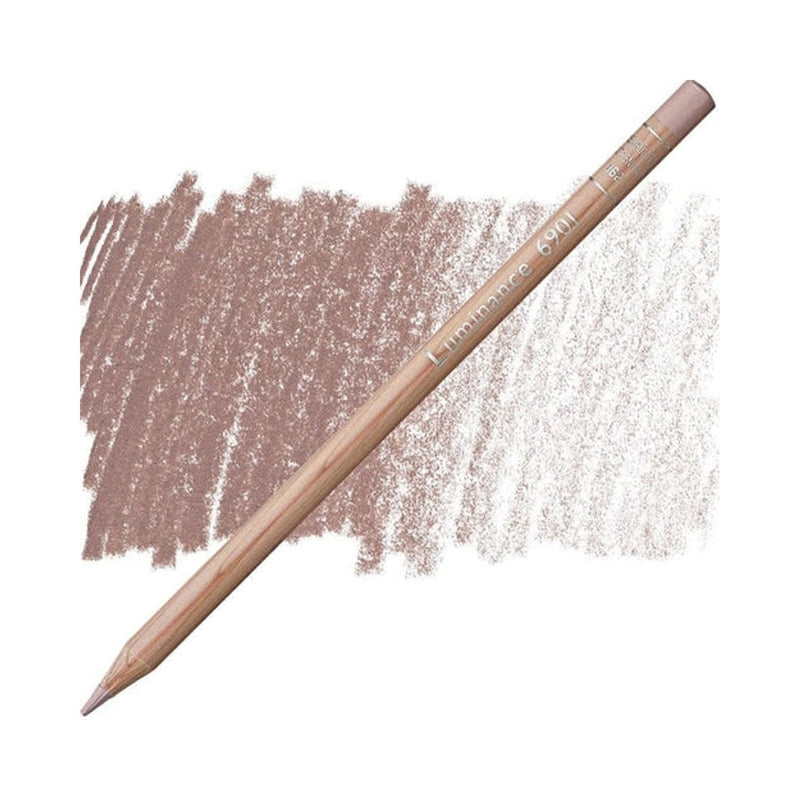 Caran d'Ache Luminance 6901 Coloured Pencil - Burnt Sienna 10%