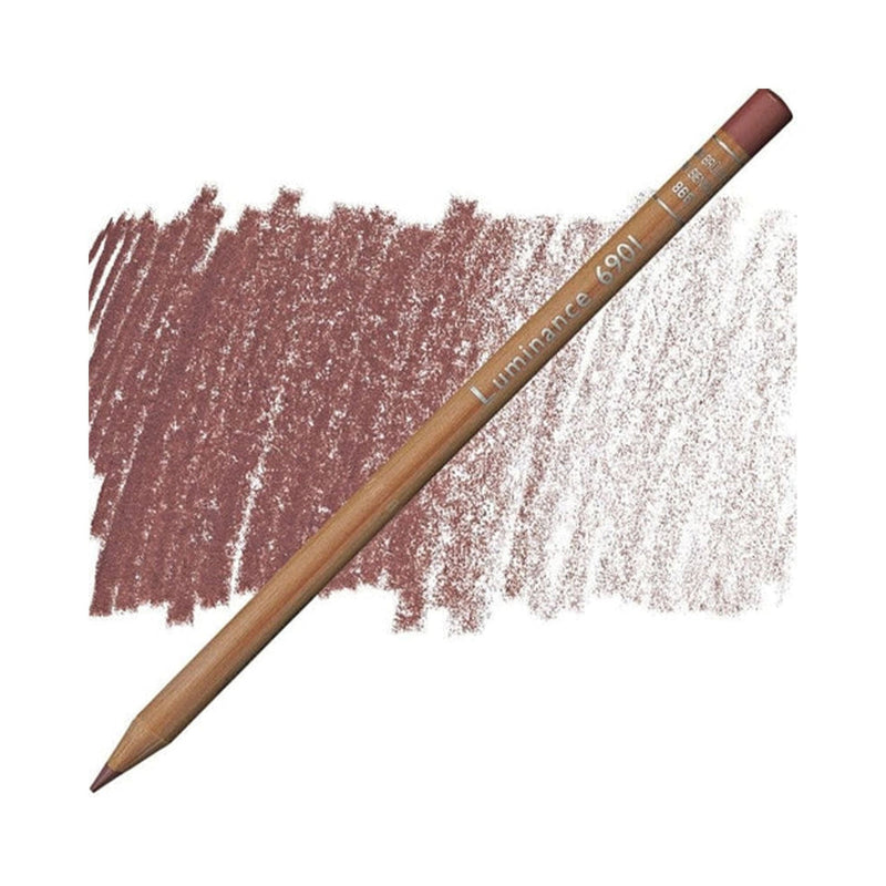 Caran d'Ache Luminance 6901 Coloured Pencil - Burnt Sienna 50%