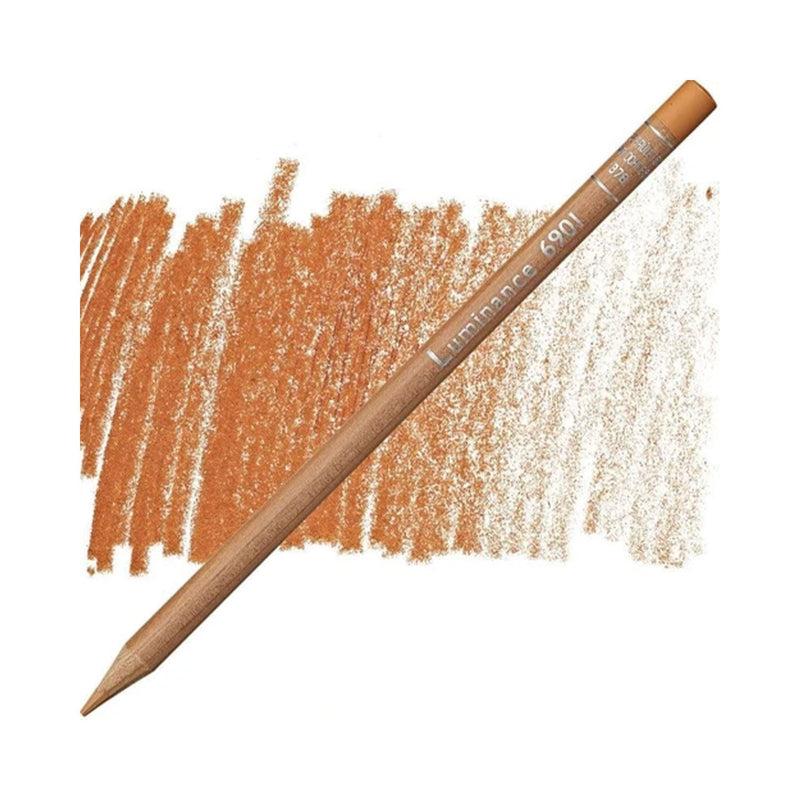 Caran d'Ache Luminance 6901 Coloured Pencil - Burnt Ochre 50%