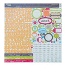 Jillibean Soup 12"x 12" Cardstock Stickers - Apple Cheddar Soup