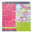 Jillibean Soup 12"x 12" Cardstock Stickers - Christmas Eve Chowder