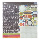 Jillibean Soup 12"x 12" Cardstock Stickers - Country Pumpkin Chowder