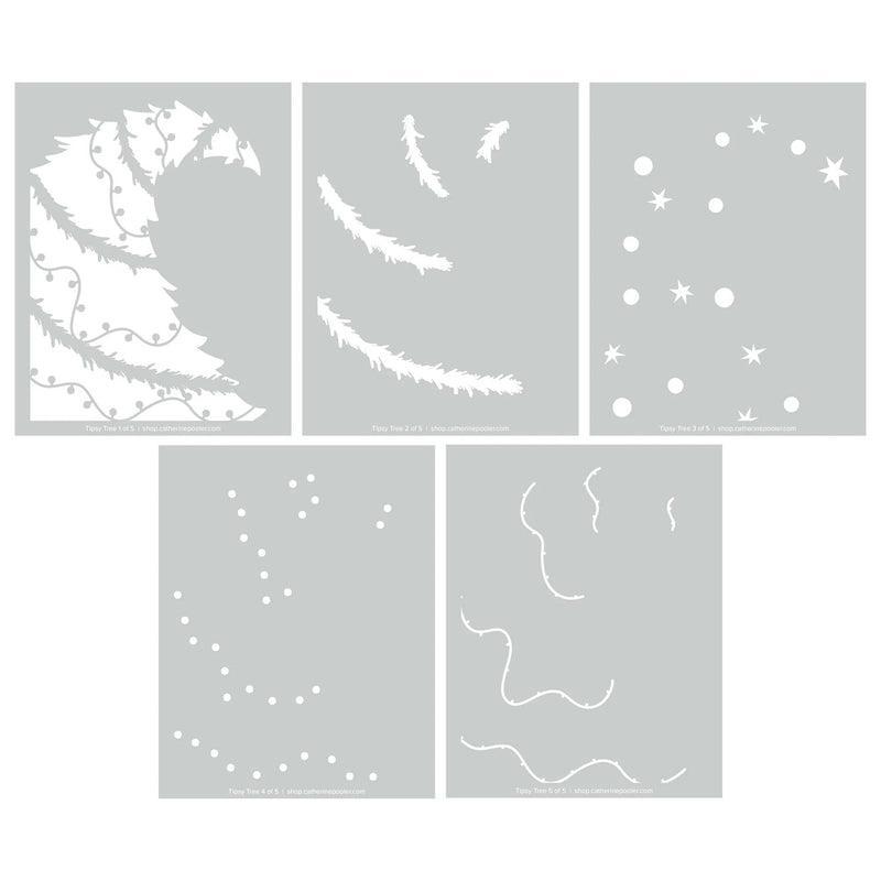 Catherine Pooler Layered Stencils - Tipsy Tree
