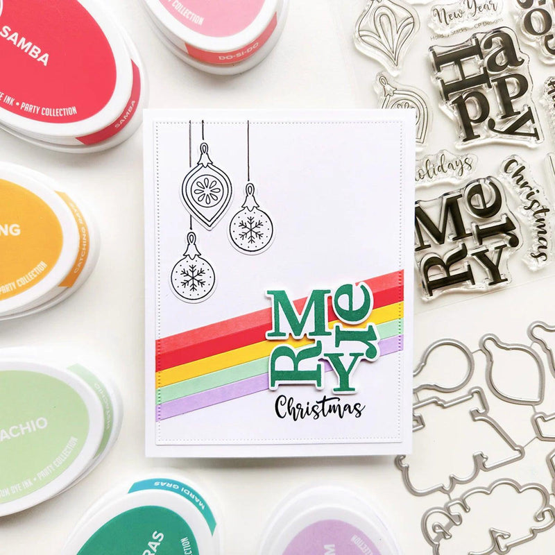 Catherine Pooler Stamp & Die Bundle - Holiday Stacks Sentiments