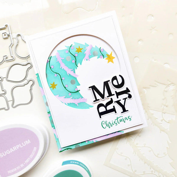 Catherine Pooler Stamp & Die Bundle - Holiday Stacks Sentiments