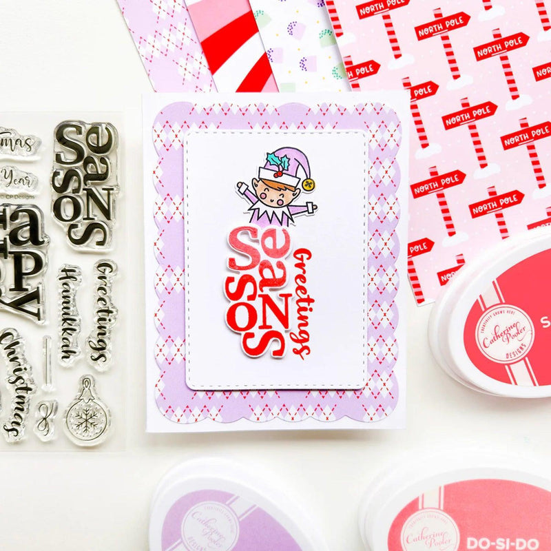 Catherine Pooler Stamp & Die Bundle - Santa’s Crew